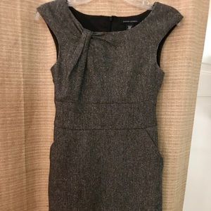 Stretch tweed dress